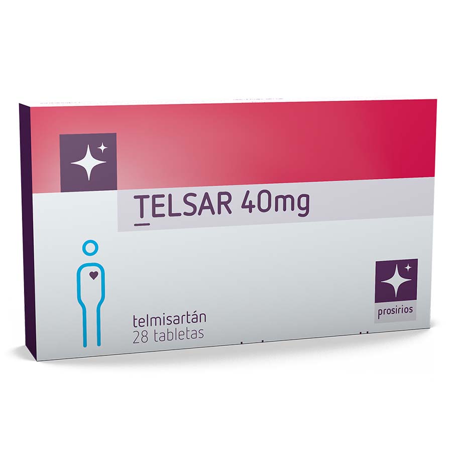 Imagen para  TELSAR 40 mg GARCOS x 28 Tableta                                                                                                de Pharmacys