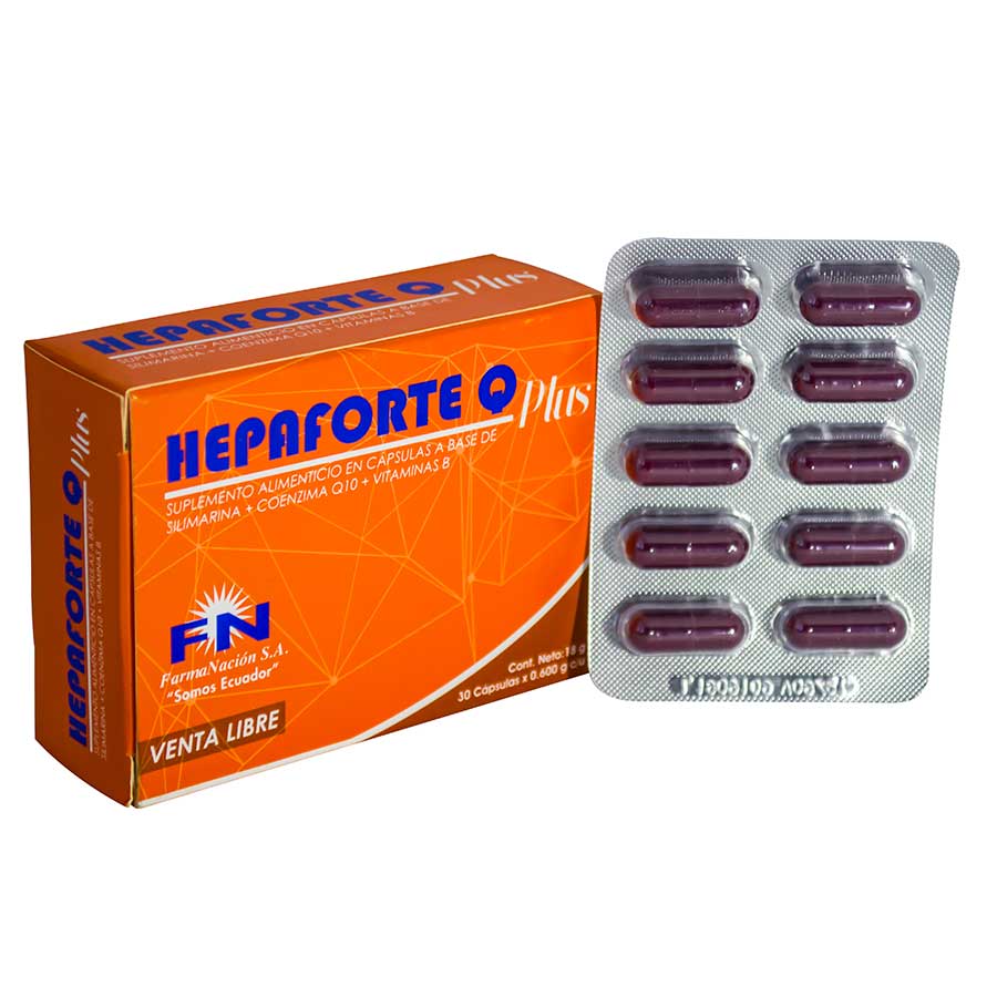 Imagen de  HEPAFORTE-Q PLUS Plus 200 mg x 80 mg Cápsulas x 30