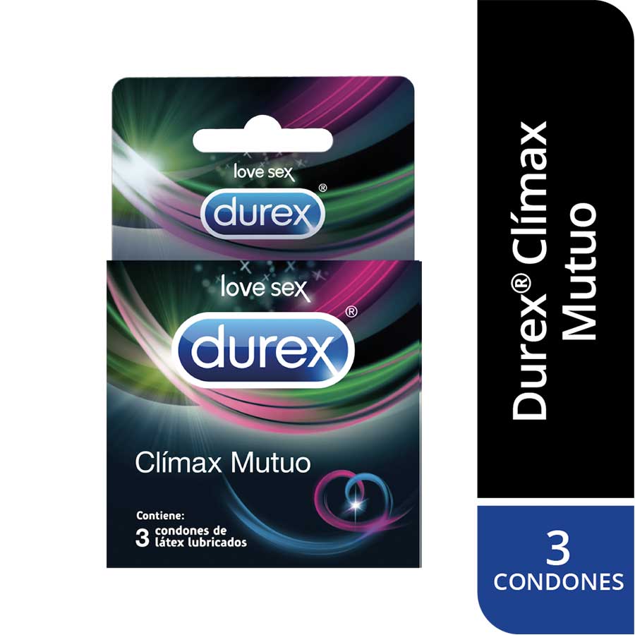 Imagen de  DUREX Condones Climax Mutuo Caja de 3 preservativos