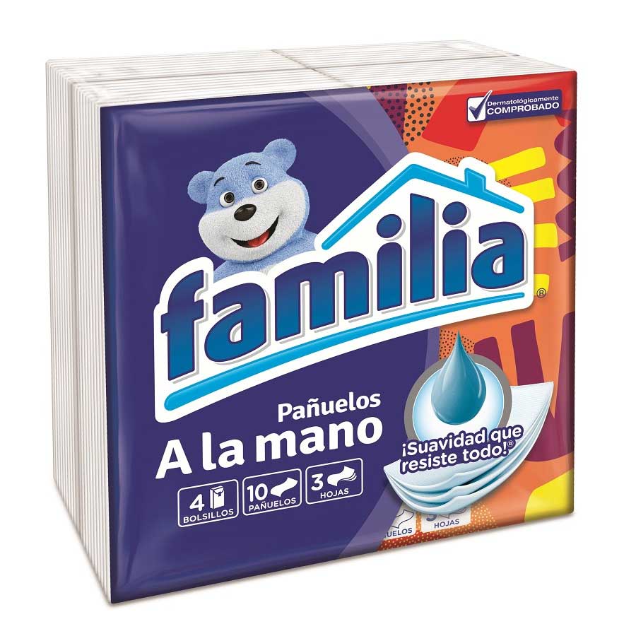 Imagen de  Pañuelo Facial FAMILIA 4 paquetes
