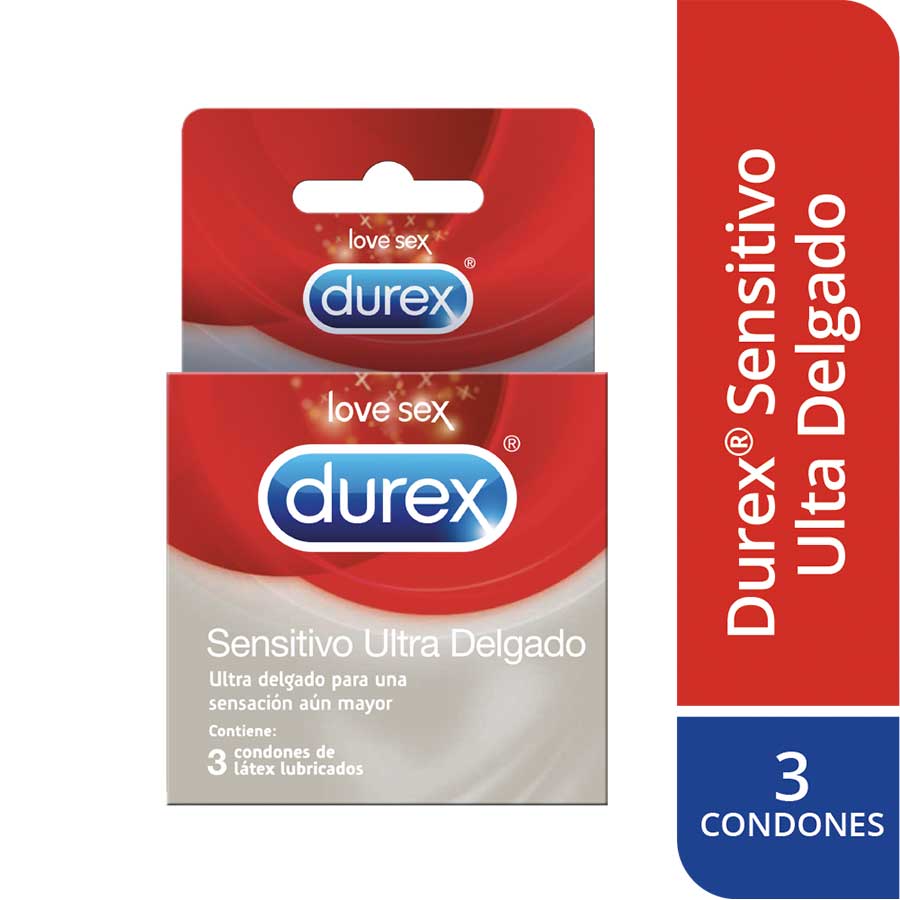 Imagen de  DUREX Condones Invisibles Caja de 3 preservativos