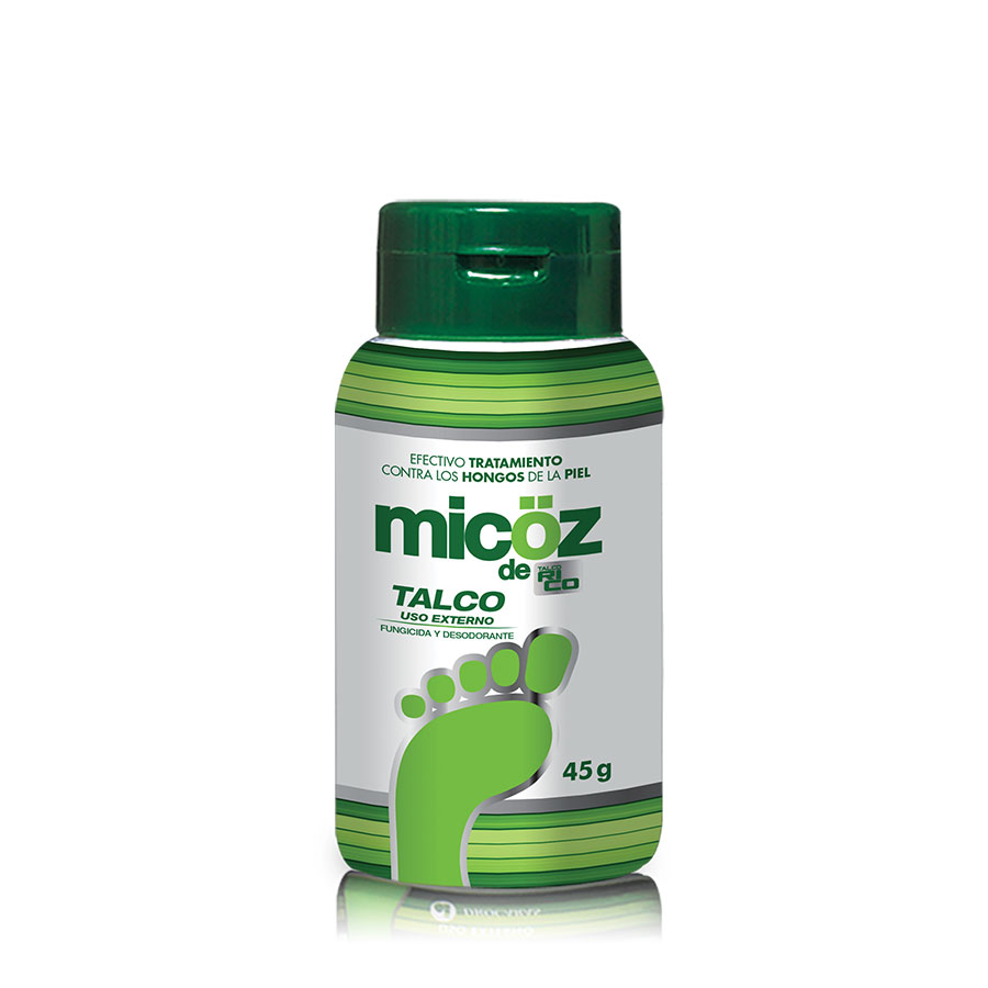 Imagen de  Talco para Pies MICOZ Fungicida en Polvo 45 g