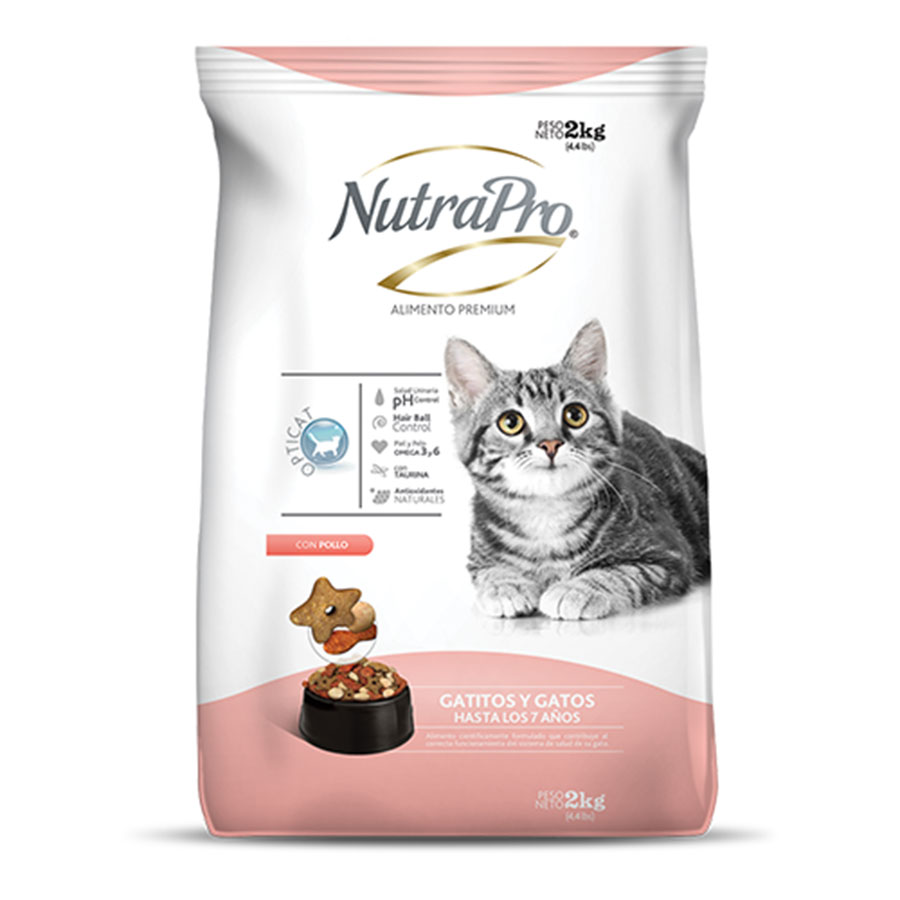 Imagen de  Alimento para Gatos NUTRAPRO Pollo 2 kg