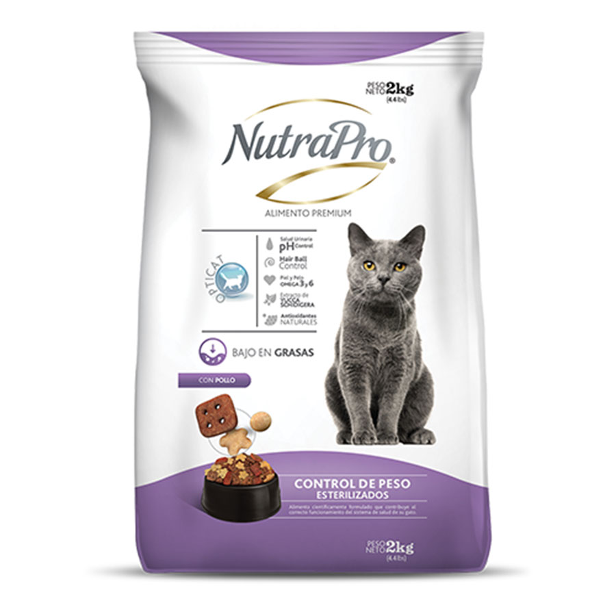 Imagen de  Alimento para Gatos NUTRAPRO Pollo 2 kg