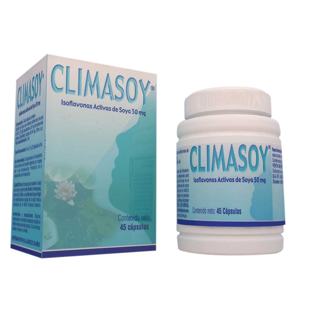 Imagen de  CLIMASOY 50 mg Cápsulas x 45