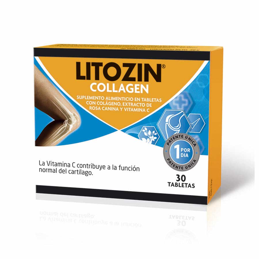 Imagen de  LITOZIN Collagen 140 mg x500 mg x12 mg Cápsulas x 30
