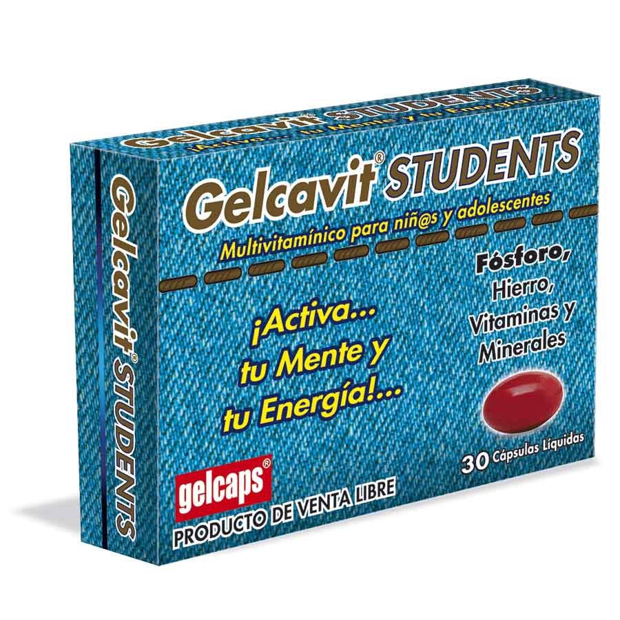 Imagen de  GELCAVIT Students Cápsulas x 30