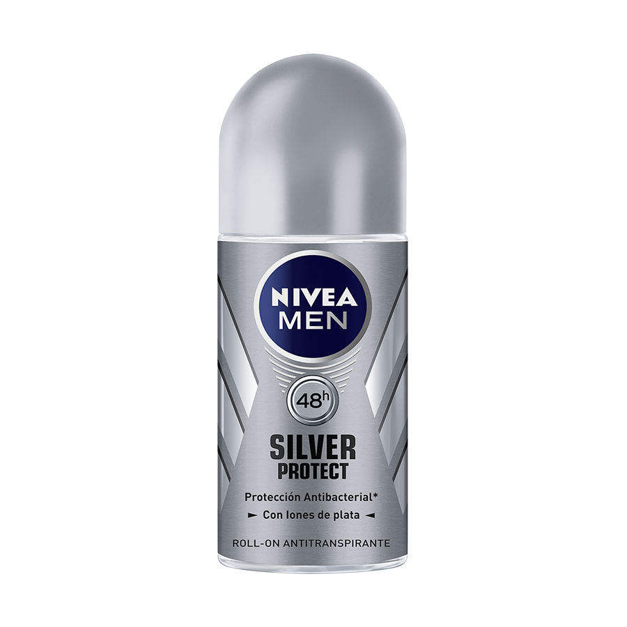 Imagen de  Desodorante NIVEA Silver Hombre Roll-On 50 ml