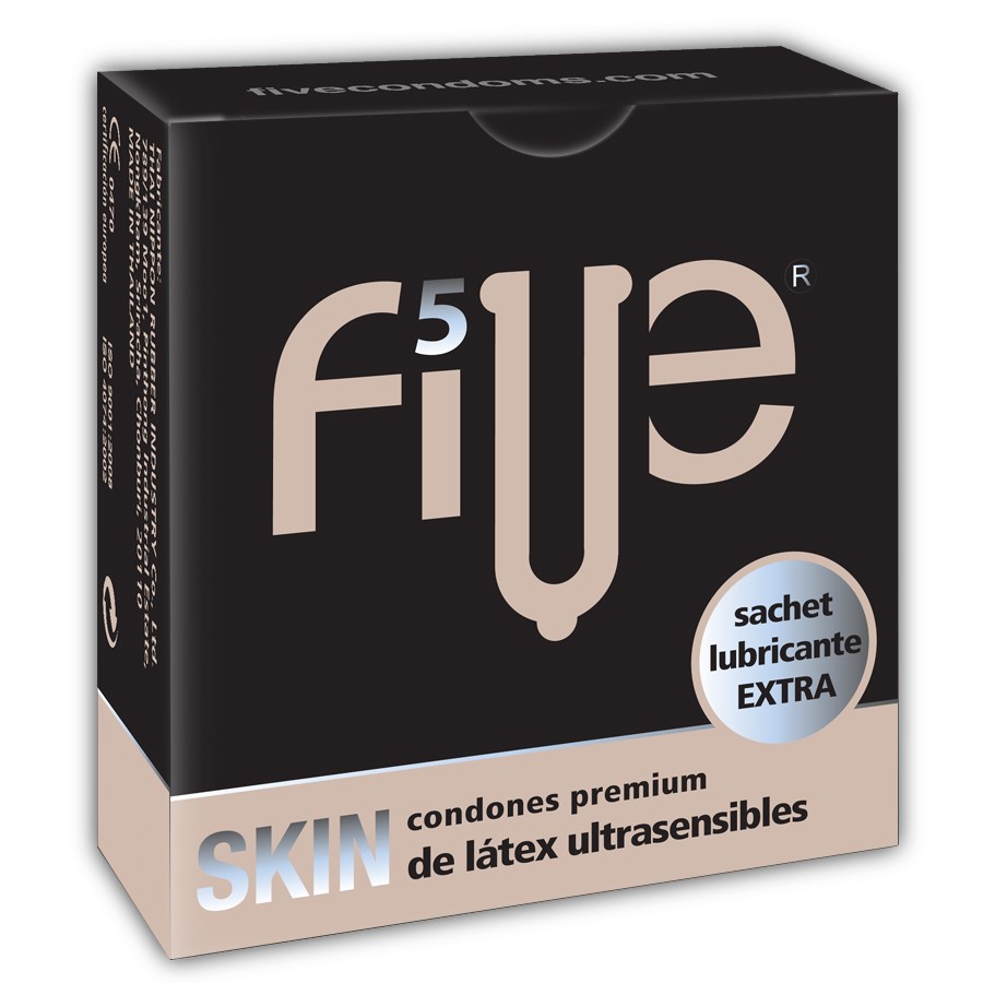 Imagen de  Preservativo FIVE Skin 5 unidades
