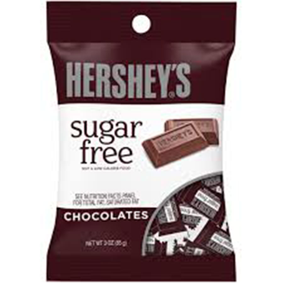 Imagen de  Chocolate sin Azúcar HERSHEY Sugar Free Chocolate 85 g
