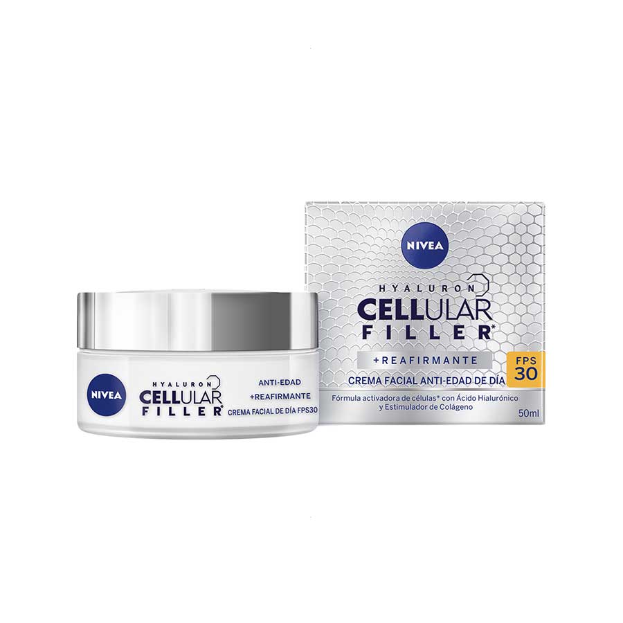 Imagen de  Crema Antiarrugas NIVEA Cellular Filler Anti-Age Cuidado de Día FPS 30 50 ml