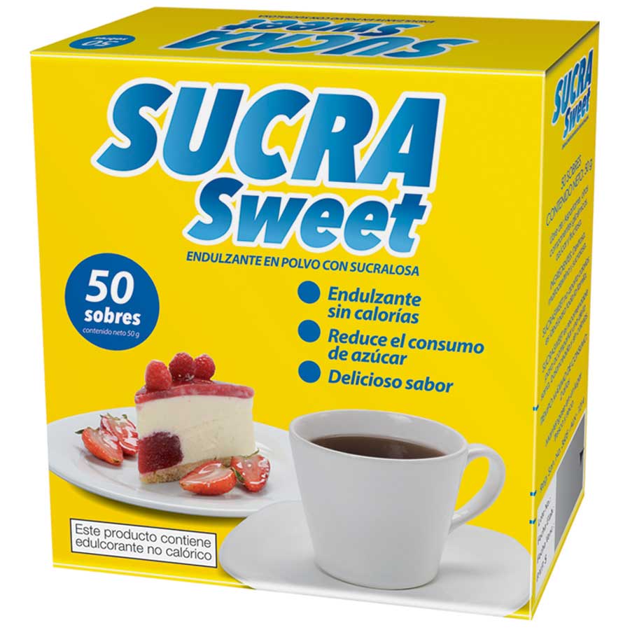 Imagen de  Endulzante SUCRASWEET Sucra Sweet Sobres 50 g