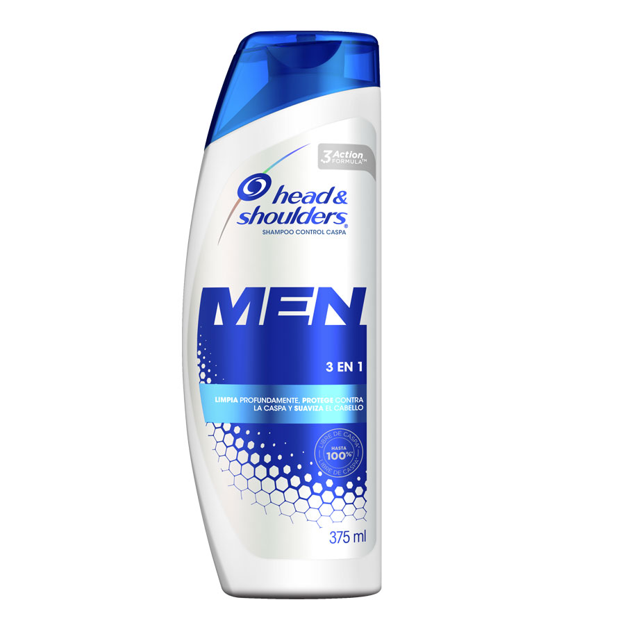 Imagen de  Shampoo HEAD&SHOULDERS Men 3 en 1 375 ml