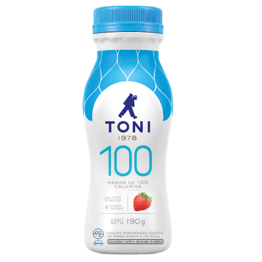 Imagen de  Yogurt TONI 100 Light Fresa 190 g