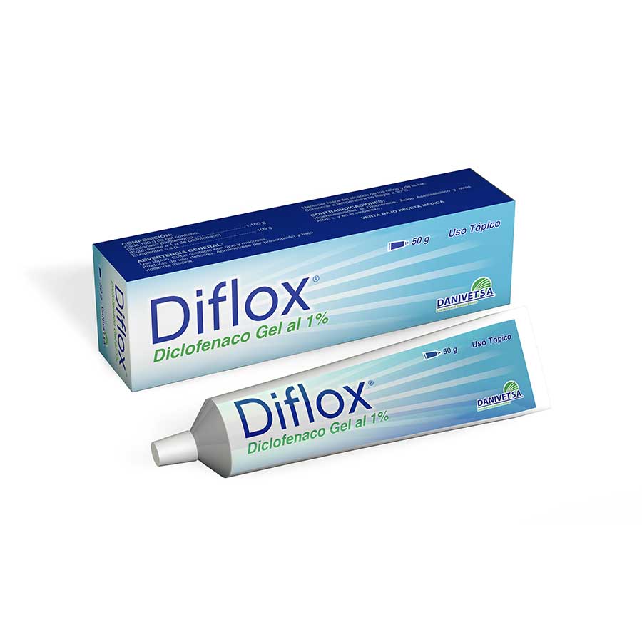 Imagen de  Antiinflamatorio No Esteroideo DIFLOX 1.160 g Gel 50 g