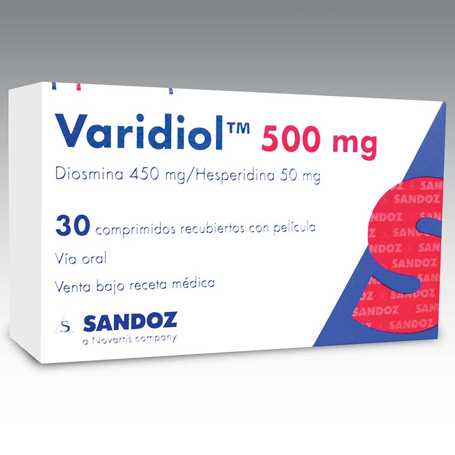 Imagen para  VARIDIOL 450 mg x50 mg NOVARTIS x 30 Comprimido Recubierto                                                                      de Pharmacys