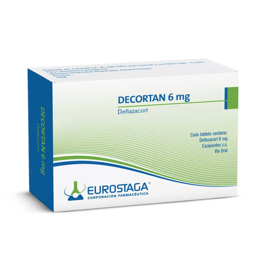 Imagen de  DECORTAN 6 mg EUROSTAGA x 10 Comprimidos