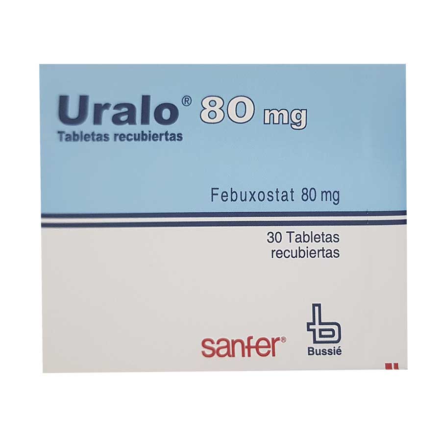 Imagen para  URALO 80 mg x 30 Tableta Recubierta                                                                                             de Pharmacys