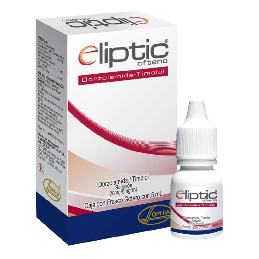 Imagen de  ELIPTIC 20 mg x5 mg SOPHIA Solución Oftálmica