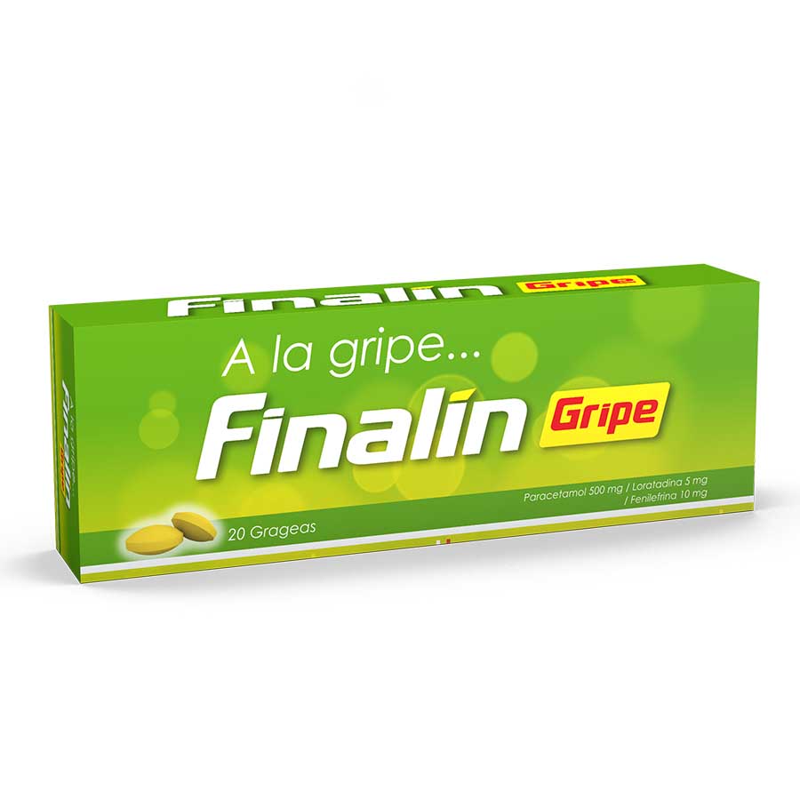 Imagen de  FINALIN 500 mg x 10 mg x 5 mg Grageas x 20