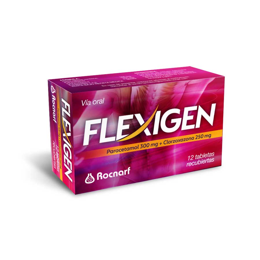 Imagen para  FLEXIGEN 300 mg x 250 mg ROCNARF x 12 Tableta                                                                                   de Pharmacys