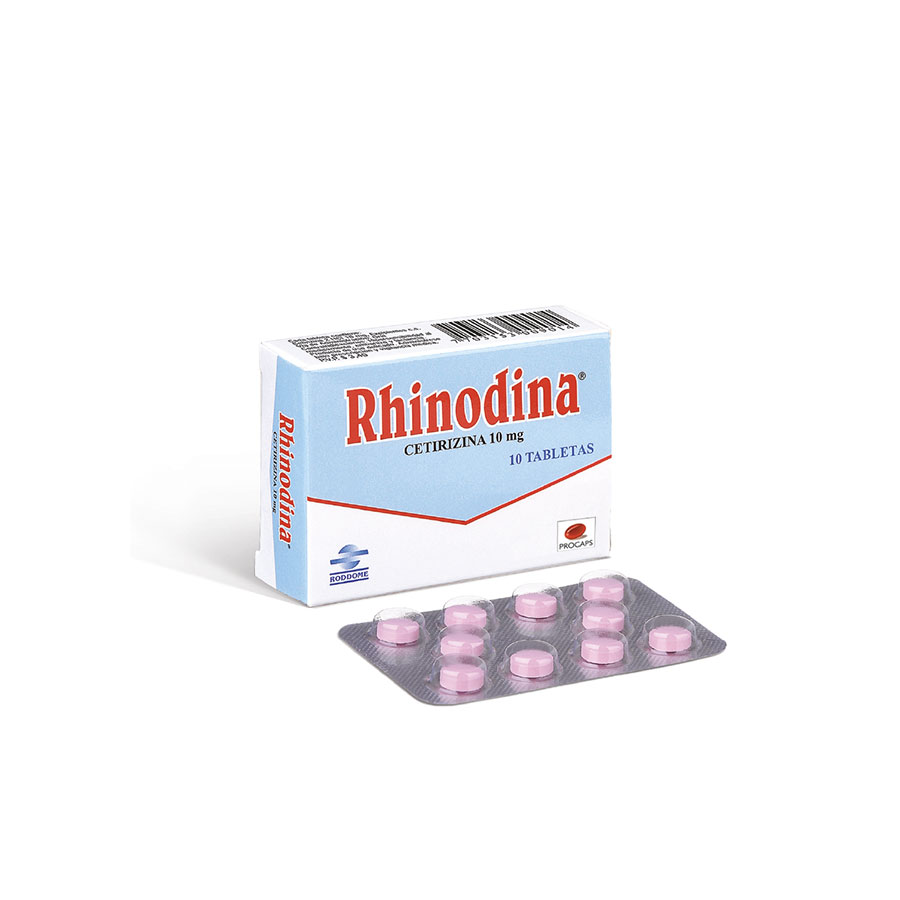 Imagen para  RHINODINA 10 mg RODDOME x 10 Tableta                                                                                            de Pharmacys
