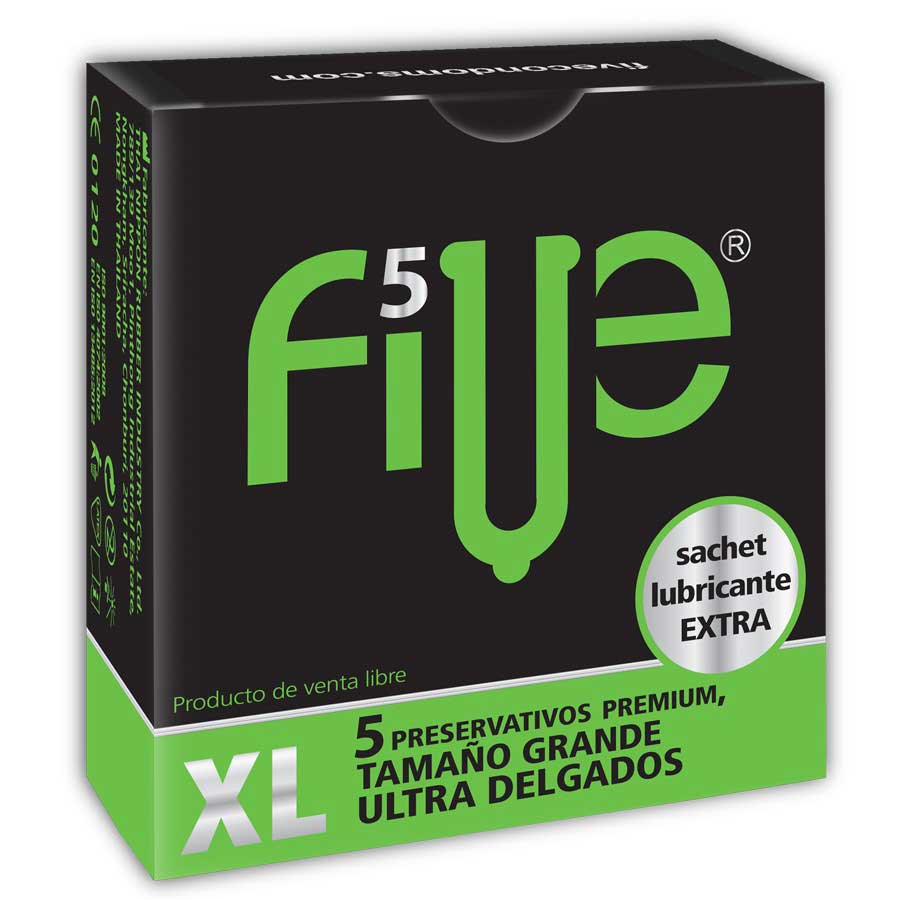 Imagen de  Preservativo FIVE XL 5 unidades