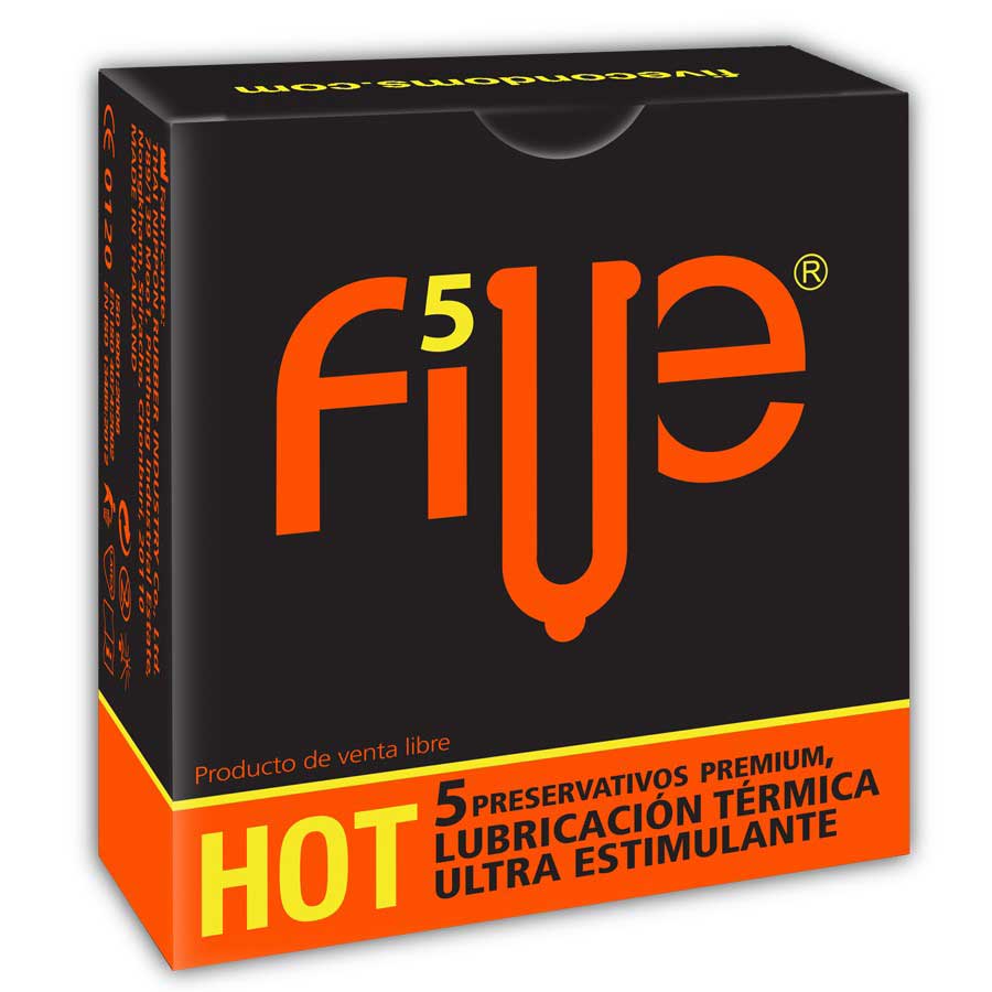 Imagen de  Preservativo FIVE Hot 5 unidades