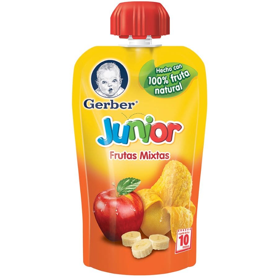 Imagen de  Compota Infantil GERBER Junior Frutas 113 g