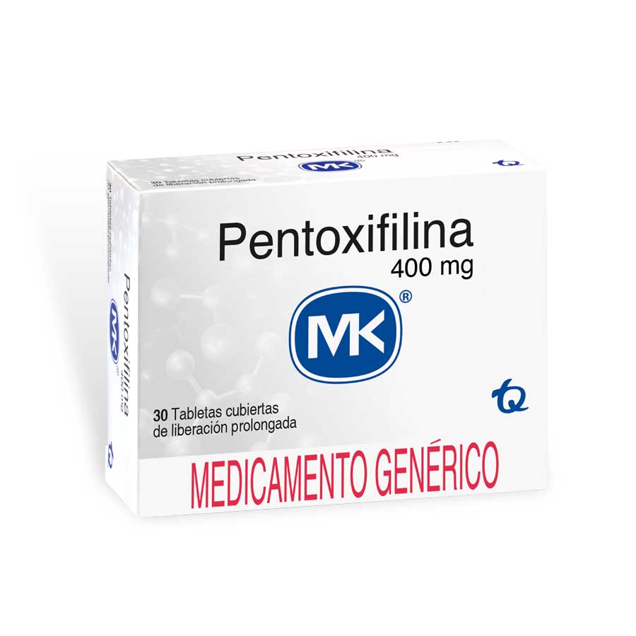 Imagen para  PENTOXIFILINA 400 mg x 30 Tableta                                                                                               de Pharmacys