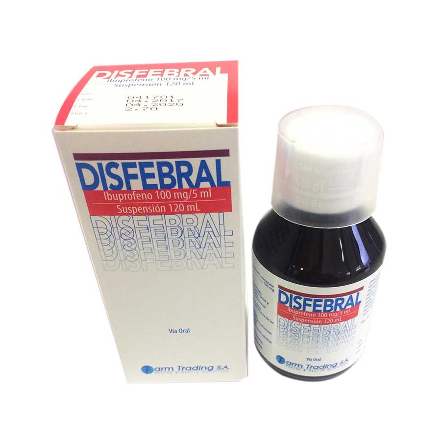 Imagen de  DISFEBRAL 100 mg FARMTRADING Suspensión
