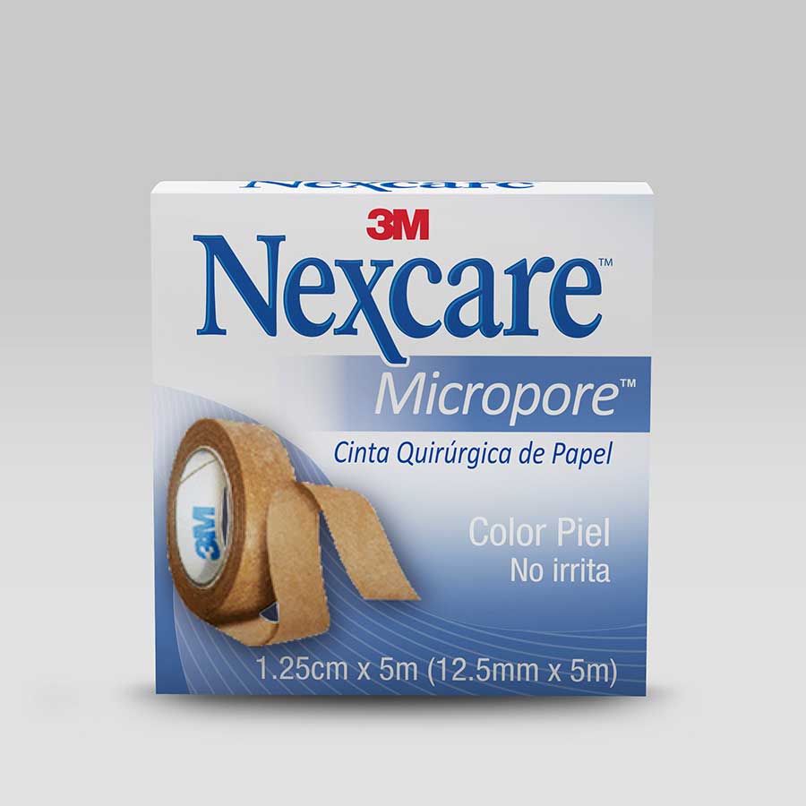 Imagen de  Esparadrapo MICROPORE Micropore Color Piel 12 mm x 5 m