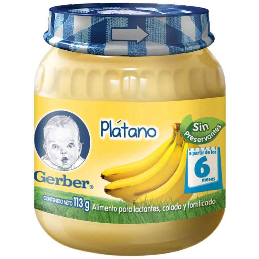 Imagen de  Compota Infantil GERBER Plátano 113 g