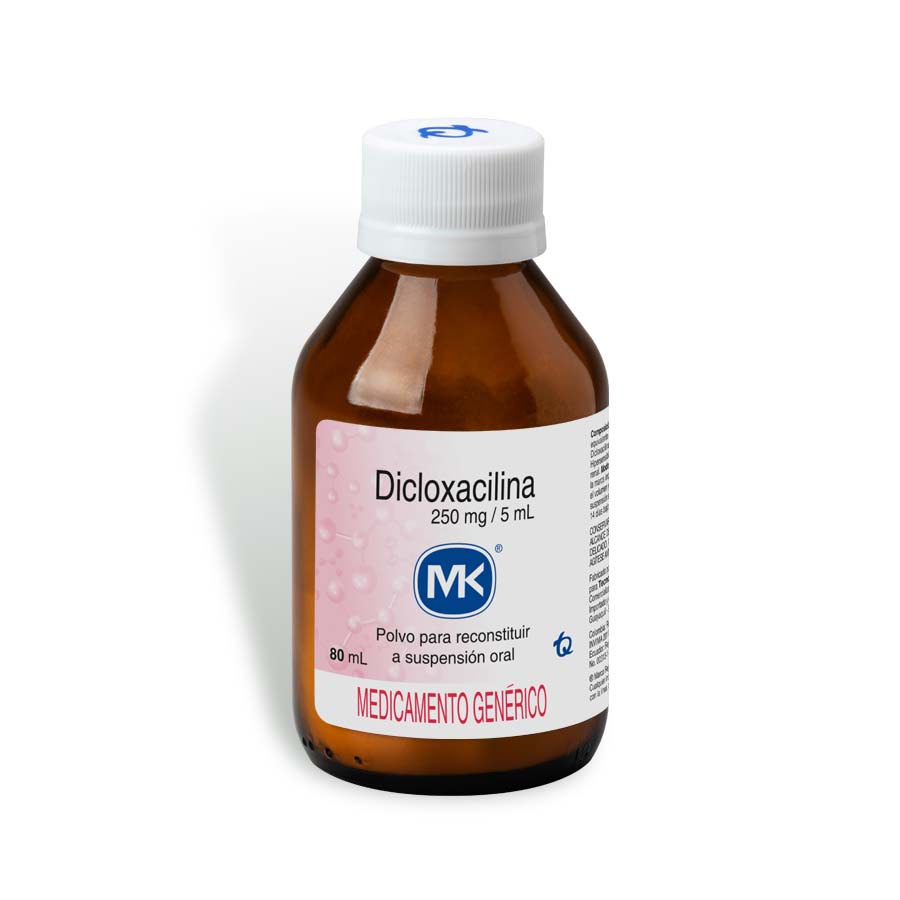 Imagen de  DICLOXACILINA 250 mg TECNOQUIMICAS Suspensión
