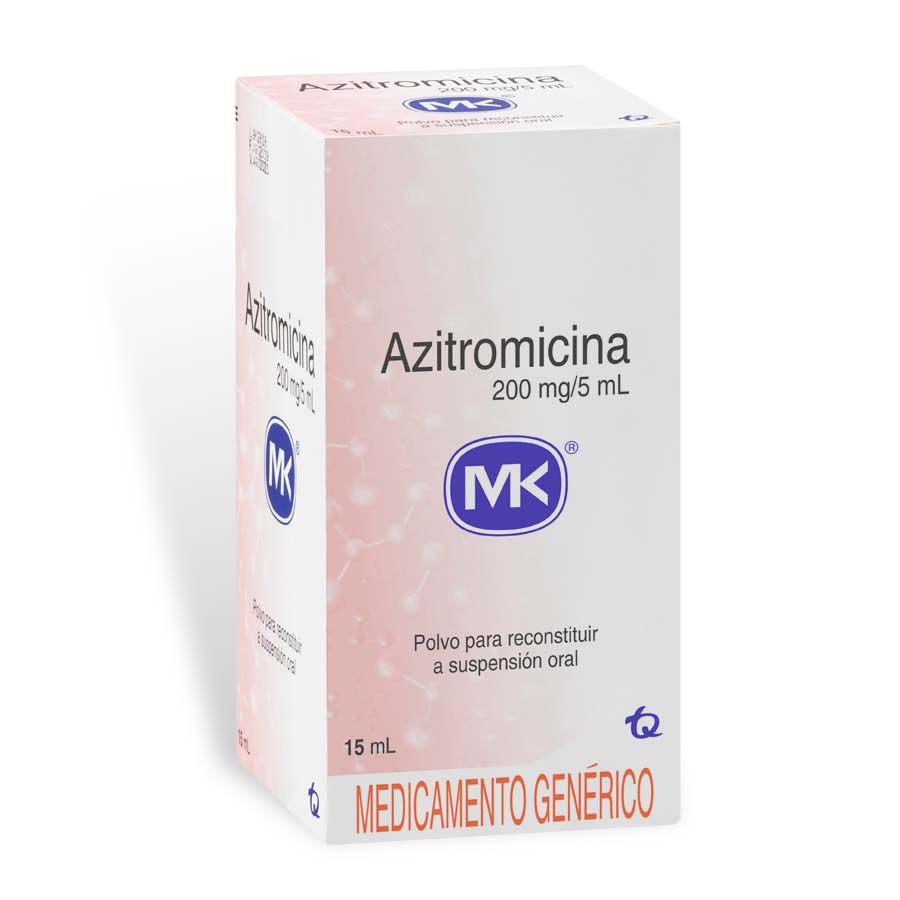 Imagen de  AZITROMICINA 200 mg TECNOQUIMICAS Suspensión