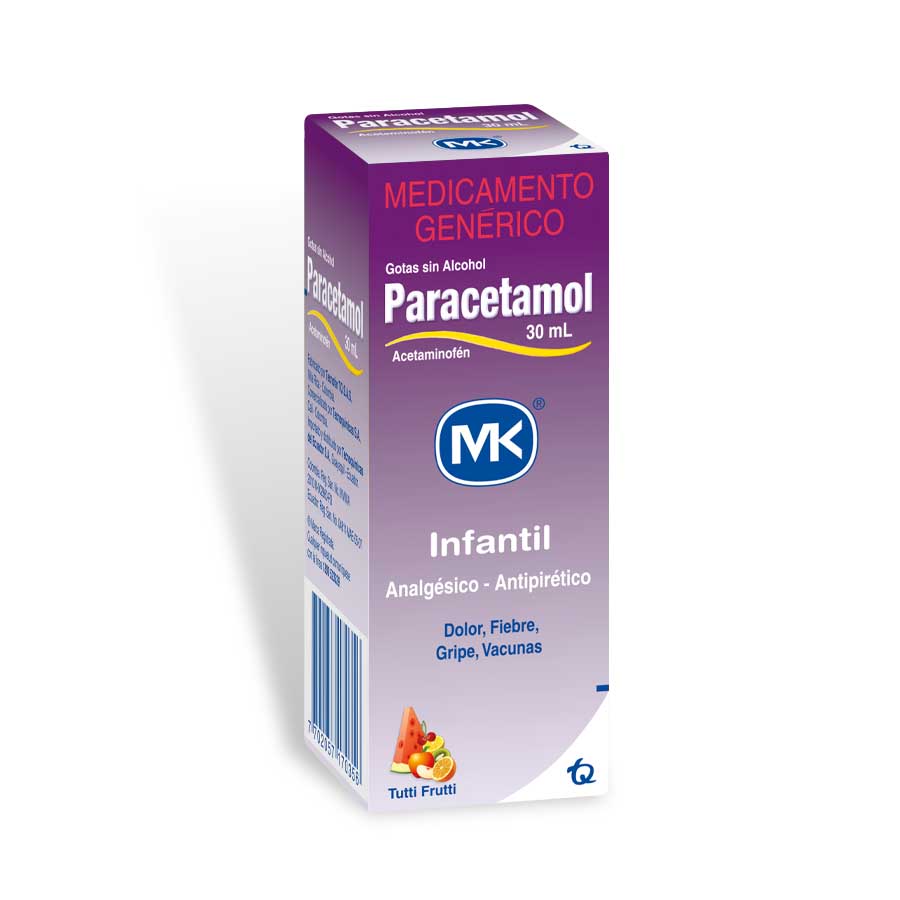 Imagen de  PARACETAMOL 100 mg en Gotas