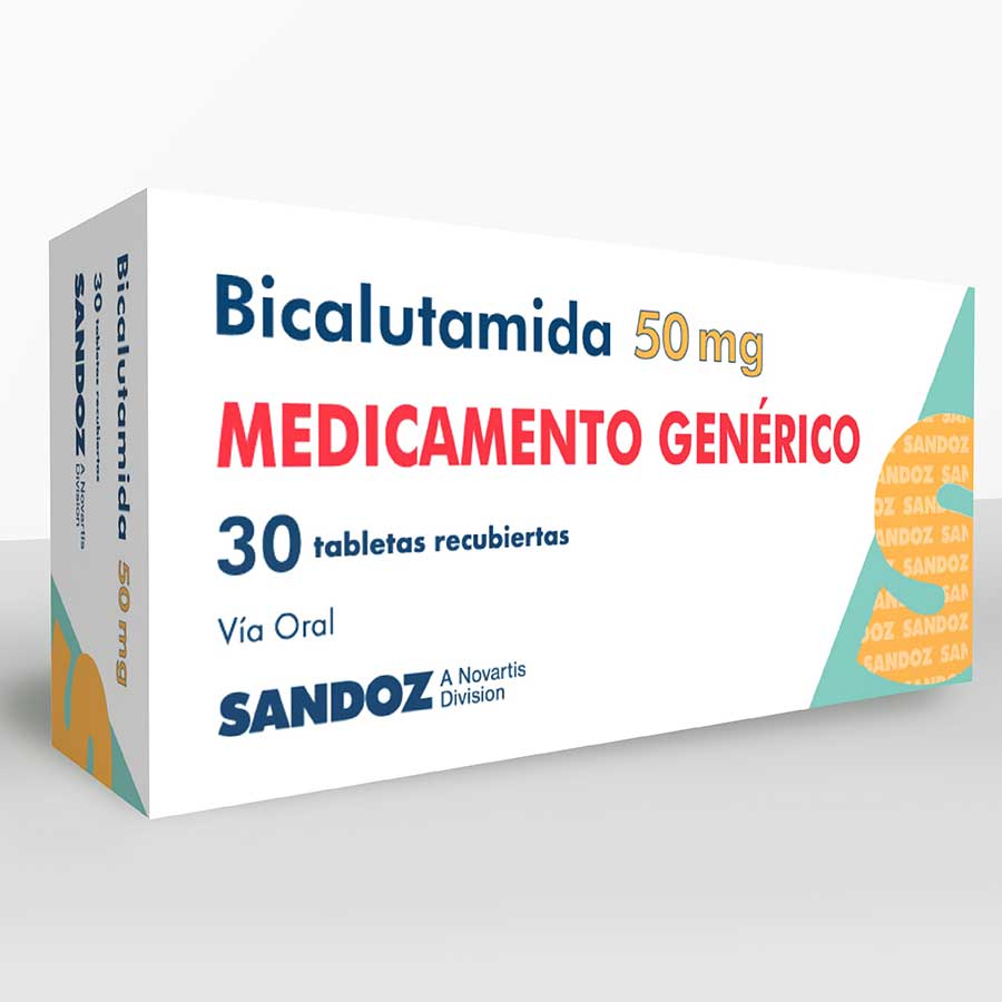 Imagen para  BICALUTAMIDA 50 mg NOVARTIS x 30 Comprimido Recubierto                                                                          de Pharmacys