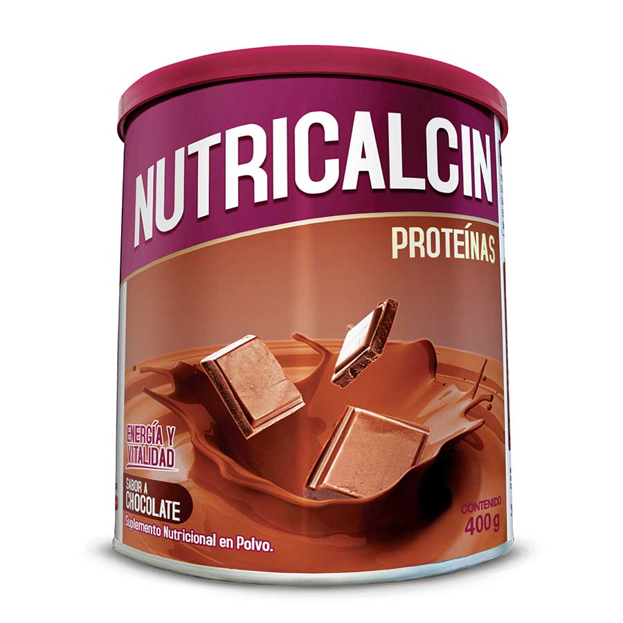 Imagen de  Complemento Nutricional NUTRICALCIN Proteína Chocolate Chocolate en Polvo 400 mg