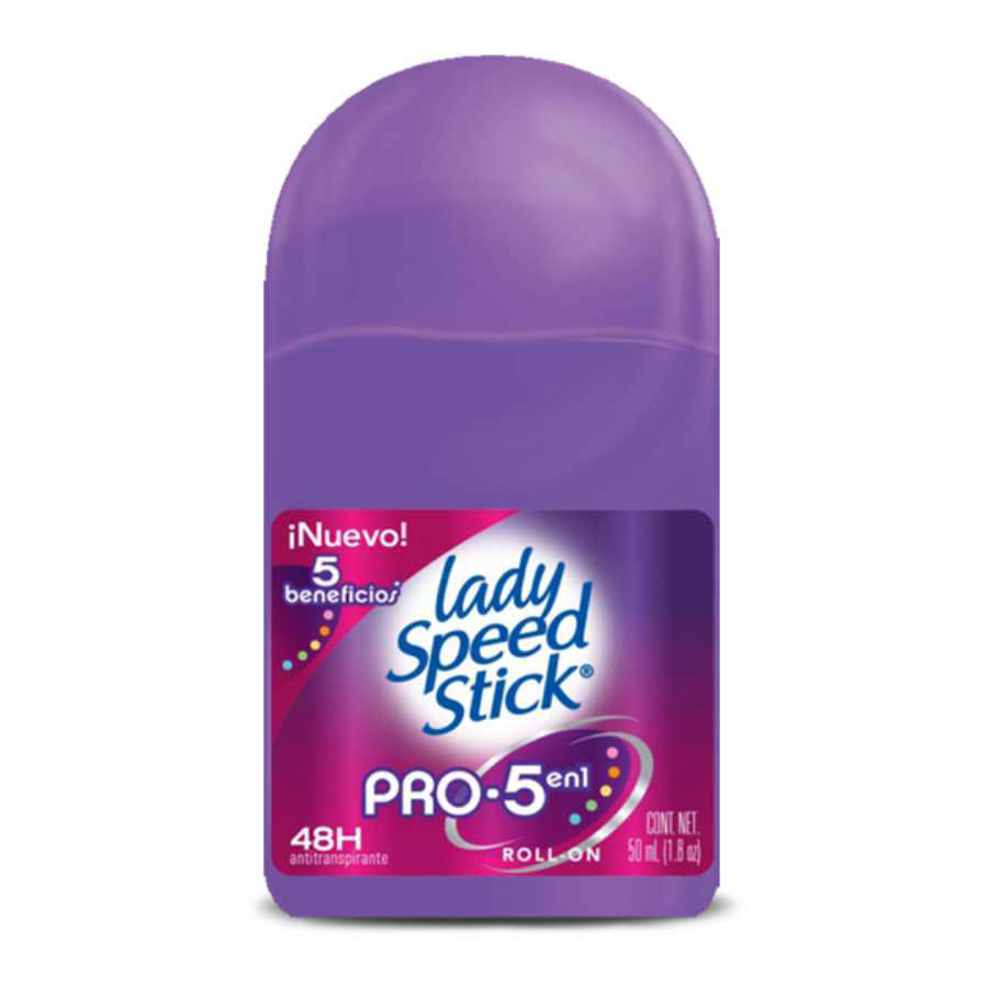 Imagen de  Desodorante Femenino LADY SPEED STICK Pro 5 en 1 Roll-On 50 ml