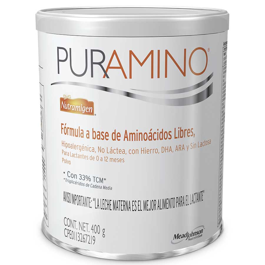 Imagen de  Fórmula Infantil PURAMINO Fórmula especializada a base de aminoácidos libres Lata 400g