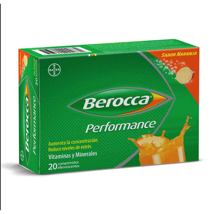 Imagen de  BEROCCA Performance Naranja Comprimidos Efervescentes x 20