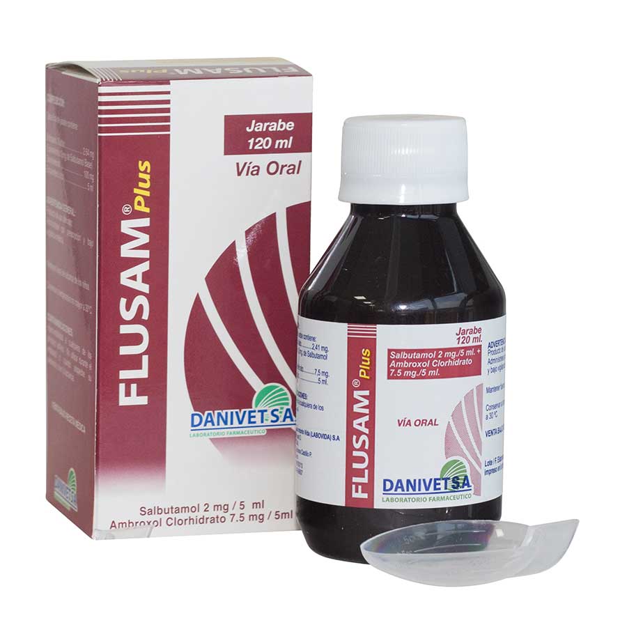 Imagen de  FLUSAN 2.41 mg x 7.50 mg Jarabe 120 ml
