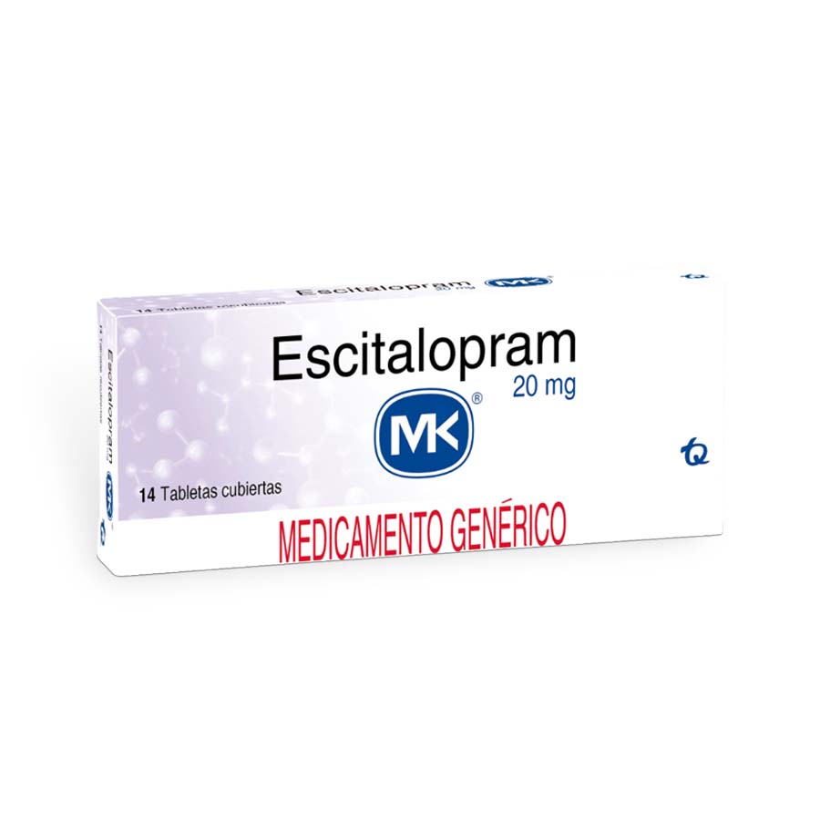 Imagen para  ESCITALOPRAM 20 mg TECNOQUIMICAS x 14 Tableta                                                                                   de Pharmacys