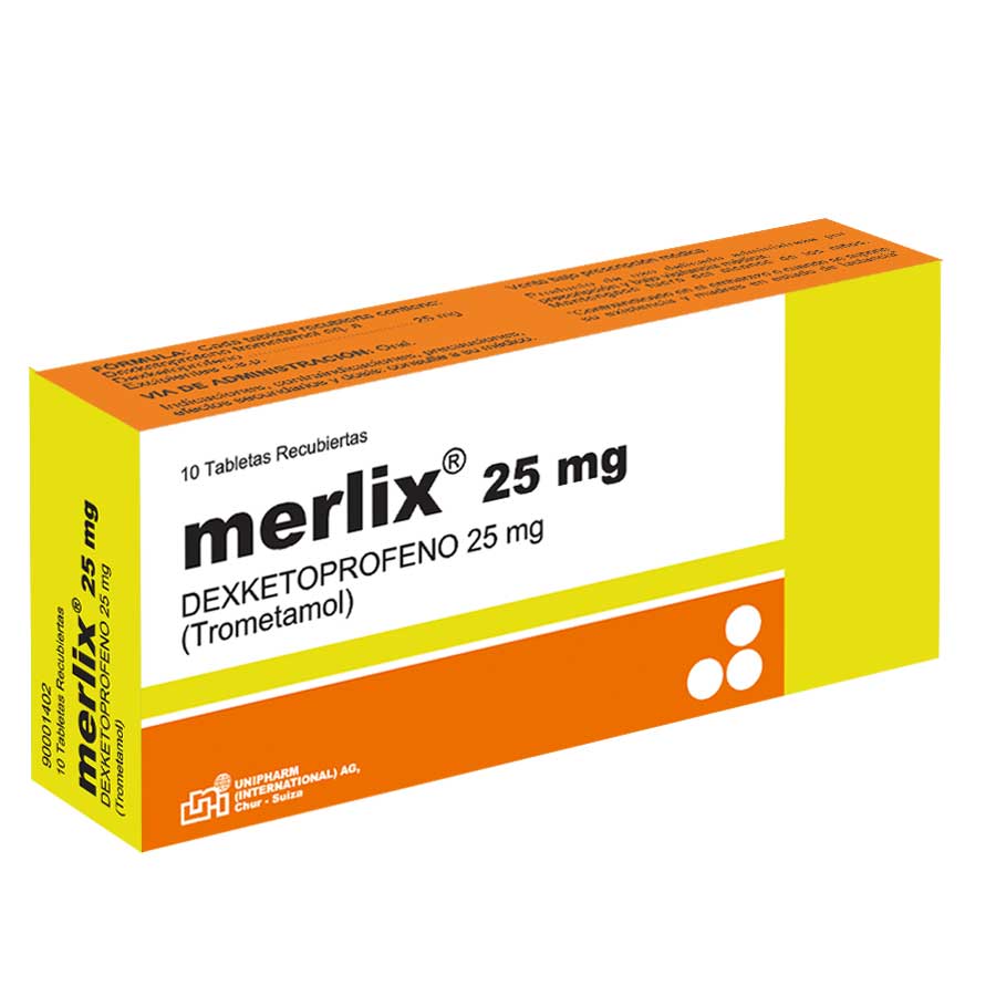 Imagen para  MERLIX 25 mg x 10 Tableta                                                                                                       de Pharmacys