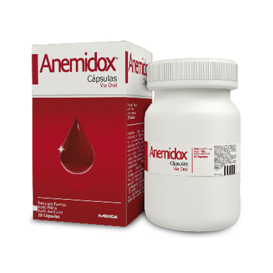 Imagen para  ANEMIDOX 100 mg x 1 mg x 330 mg PROCTER & GAMBLE x 20 Cápsulas                                                                 de Pharmacys
