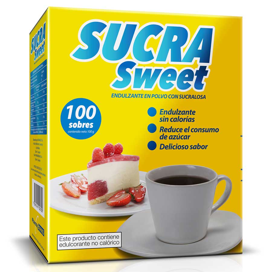 Imagen de  Endulzante SUCRASWEET Sucra Sweet Sobres 100 g
