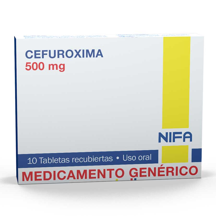 Imagen para  CEFUROXIMA 500 mg GARCOS x 10 Tabletas Recubiertas                                                                              de Pharmacys