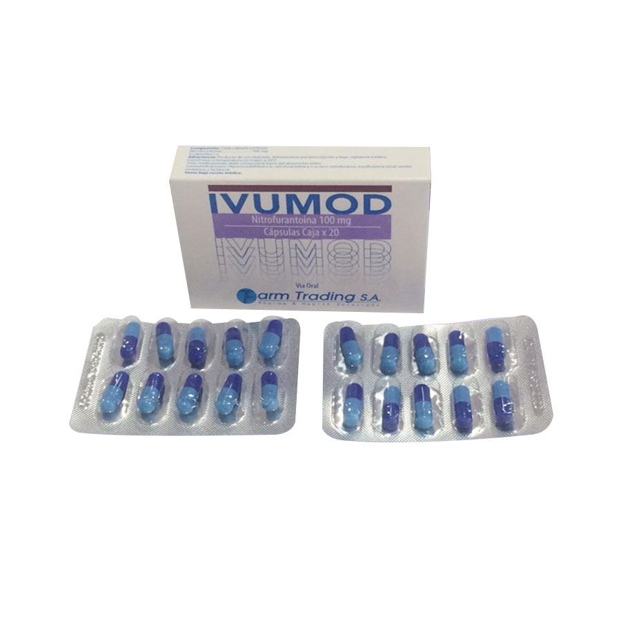 Imagen para  IVUMOD 100 mg x 20 Cápsulas                                                                                                    de Pharmacys