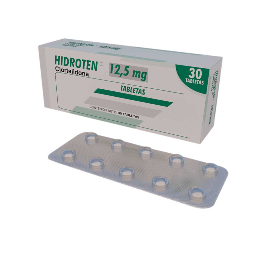 Imagen para  HIDROTEN 12,5 mg x 30 Tableta                                                                                                   de Pharmacys