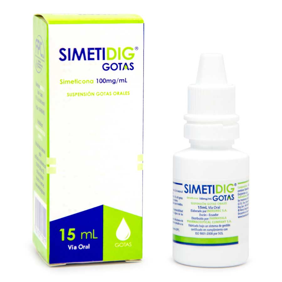 Imagen de  Antiácido SIMETIDIG 100 mg en Gotas 15 ml